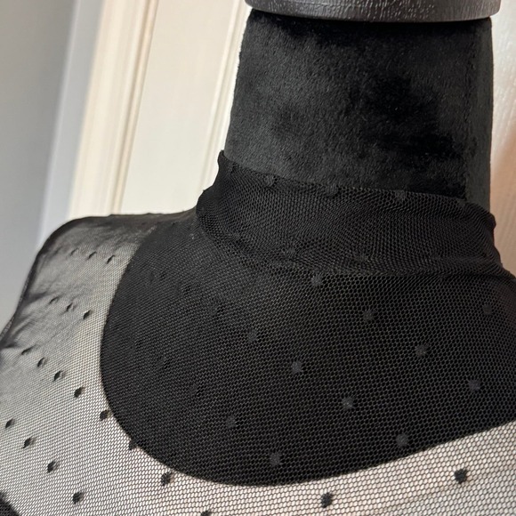 Pretty Little Things Dress SZ 8|black|longsleeve|meshsleeves|midi - Picture 4 of 7